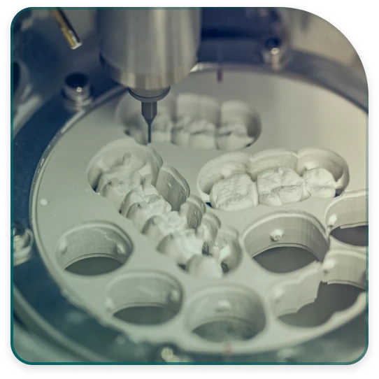 What materials are zirconium crowns made of?