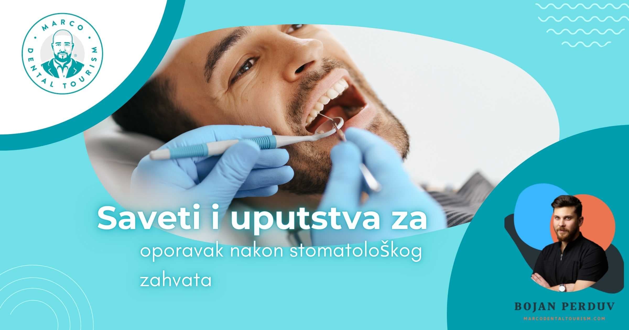 Oporavak nakon stomatoloskog zahvata