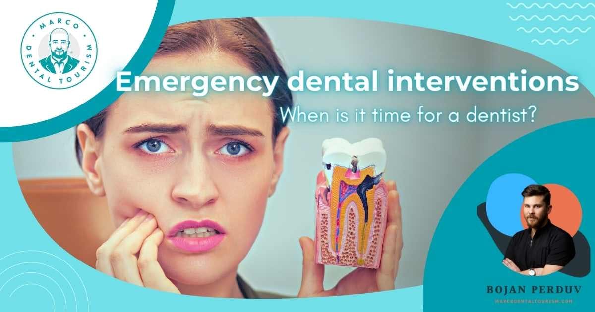 Emergency dental interventions: When is it time for a dentist?